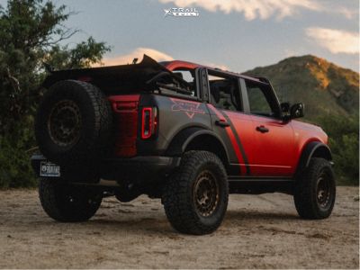 1 2023 Bronco Ford Badlands Eibach Suspension Lift 25in Black Rhino Chamber Custom