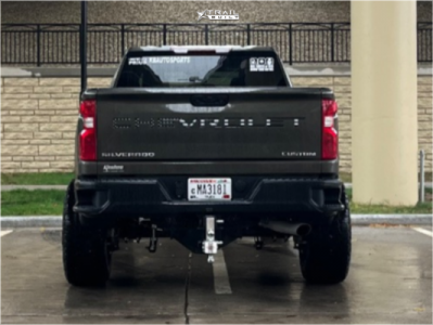 1 2023 Silverado 2500 Hd Chevrolet Custom Rough Country Suspension Lift 35in Arkon Off Road Mandela Satin Black