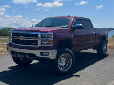 2014 Chevrolet Silverado 1500 - 20x12 -51mm - ARKON OFF-ROAD Caesar - Suspension Lift 6" - 35" x 12.5"