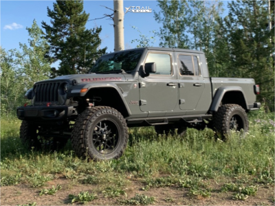 2021 Jeep Gladiator - 20x9 0mm - Hardrock Gunner - Suspension Lift 6" - 37" x 13.5"