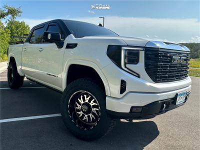 2022 GMC Sierra 1500 - 20x10 -25mm - TIS 544mb - Suspension Lift 6" - 35" x 12.5"