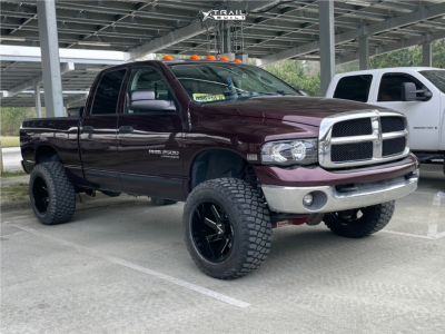 1 2005 Ram 2500 Dodge Rough Country Leveling Kit Arkon Off Road Lincoln Black Milled