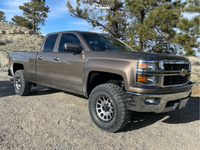 2015 Chevrolet Silverado 1500 - 17x8.5 0mm - Method MR305 - Suspension Lift 3" - 285/70R17