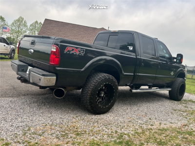 1 2015 F 250 Super Duty Ford Lariat Readylift Suspension Lift 3in Vision Brawl Satin Black