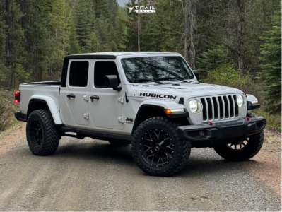 2020 Jeep Gladiator - 20x10 -19mm - Hardrock Affliction - Stock Suspension - 35" x 12.5"