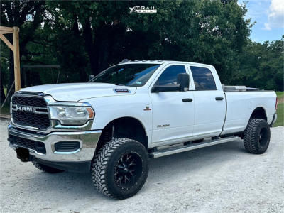 2021 Ram 2500 - 20x12 -44mm - Hardrock Affliction - Suspension Lift 4.5" - 35" x 12.5"