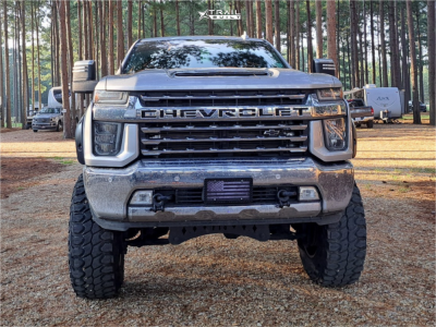 1 2020 Silverado 2500 Hd Chevrolet Ltz Full Throttle Suspension Lift 9in Tis 547bm Black Milled