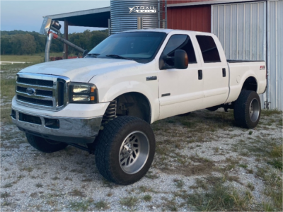 1 2005 F 250 Super Duty Ford Xl Rough Country Suspension Lift 6in Fuel Triton Gray