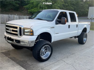 1 2005 F 250 Super Duty Ford Xl Rough Country Suspension Lift 6in Fuel Triton Gray