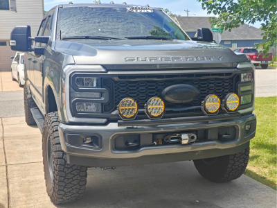 1 2023 F 350 Super Duty Ford Xlt Superlift Suspension Lift 4in Method Mr701 Hd Matte Black