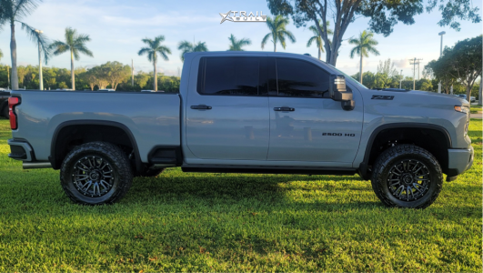 1 2024 Silverado 2500 Hd Chevrolet Ltz Stock Leveling Kit Fuel Rebel 8 Anthracite