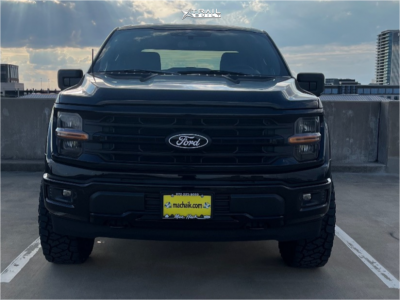 1 2024 F 150 Ford Xlt Stock Leveling Kit Method Mr305 Black