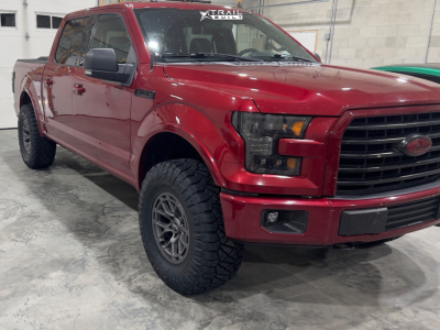 1 2016 F 150 Ford Xlt Motofab Leveling Kit Rtr Tech 6 Satin Charcoal