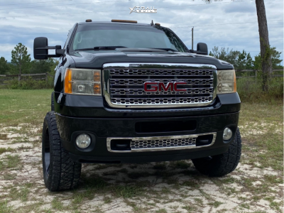 1 2012 Sierra 3500 Hd Gmc Denali Zone Suspension Lift 5in Arkon Off Road Caesar Black Milled
