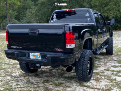 1 2012 Sierra 3500 Hd Gmc Denali Zone Suspension Lift 5in Arkon Off Road Caesar Black Milled
