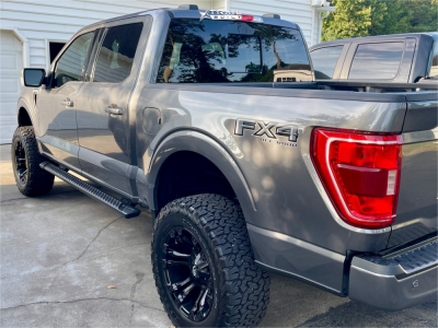 1 2022 F 150 Ford Xlt Pro Comp Suspension Lift 6in Fuel Vapor Black