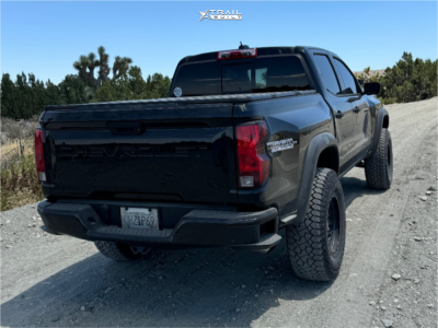 1 2024 Colorado Chevrolet Trail Boss Level Up Leveling Kit Weld Off Road Crux Satin Black