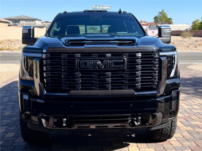 1 2024 Sierra 3500 Hd Gmc Denali Ultimate Maxx Leveling Kit Hostile H135 Satin Black