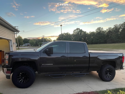 1 2014 Silverado 1500 Chevrolet Lt Rough Country Suspension Lift 35in Fuel Blitz Black Tint