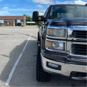 1 2014 Silverado 1500 Chevrolet Lt Rough Country Suspension Lift 35in Fuel Blitz Black Tint