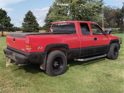 1 2004 Sierra 1500 Gmc Slt Stock Stock Rough Country Steel Wheel Gloss Black