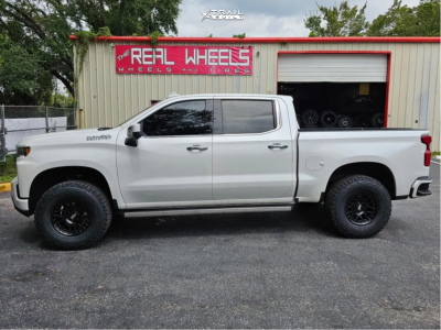 1 2021 Silverado 1500 Chevrolet High Country Rough Country Suspension Lift 35in Dirty Life Mesa Matte Black