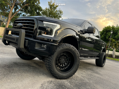 1 2017 F 150 Ford Xlt Superlift Suspension Lift 45in Black Rhino Arsenal Black