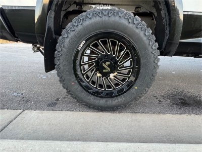 1 2016 3500 Ram Laramie Unknown Leveling Kit Arkon Off Road Caesar Black Milled