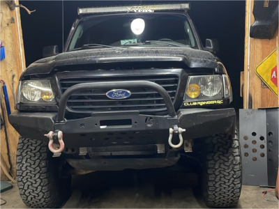 1 2010 Ranger Ford Sport Rough Country Suspension Lift 6in Pro Comp Series 51 Black