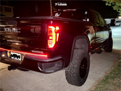 1 2022 Sierra 1500 Gmc Elevation Rough Country Suspension Lift 6in Moto Metal Mo970 All Gloss Black