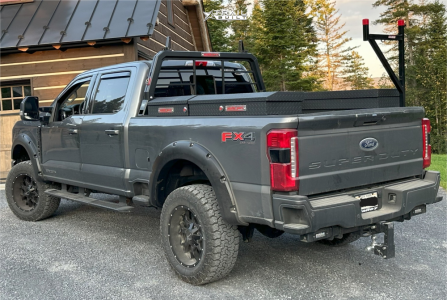 1 2024 F 350 Super Duty Ford Lariat Readylift Suspension Lift 25in Mayhem Warrior Black