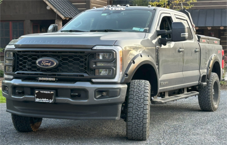 1 2024 F 350 Super Duty Ford Lariat Readylift Suspension Lift 25in Mayhem Warrior Black