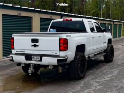 1 2019 Silverado 1500 Ld Chevrolet Lt Rough Country Suspension Lift 7in Xd Grenade Gloss Black
