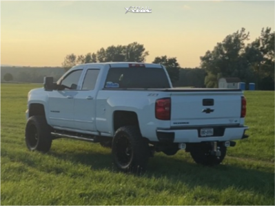 1 2019 Silverado 1500 Ld Chevrolet Lt Rough Country Suspension Lift 7in Xd Grenade Gloss Black