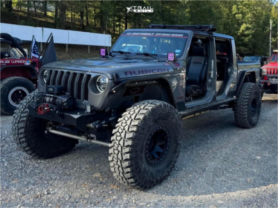 1 2021 Gladiator Jeep Rubicon Rock Krawler Suspension Lift 45in Method Mr108 Black