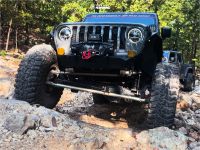 1 2021 Gladiator Jeep Rubicon Rock Krawler Suspension Lift 45in Method Mr108 Black