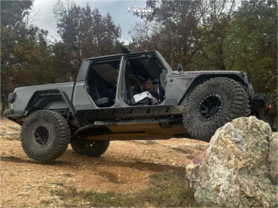 1 2021 Gladiator Jeep Rubicon Rock Krawler Suspension Lift 45in Method Mr108 Black