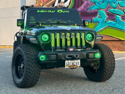 1 2021 Wrangler Jeep Unlimited Freedom Skyjacker Suspension Lift 25in Anthem Off Road Viper Gloss Black