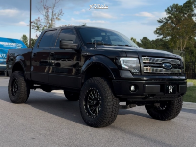 1 2012 F 150 Ford Fx4 Bds Suspension Lift 6in Tis 547bm Black Milled