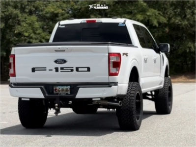 1 2021 F 150 Ford Lariat Rough Country Suspension Lift 6in Fuel Nuts Black