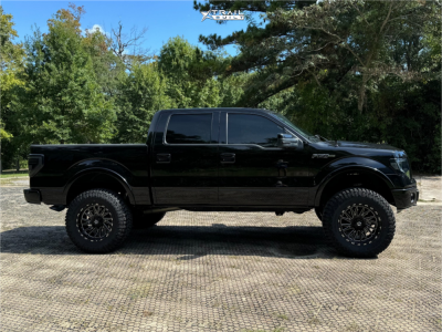 1 2012 F 150 Ford Fx4 Bds Suspension Lift 6in Tis 547bm Black Milled