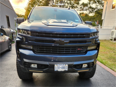 1 2021 Silverado 1500 Chevrolet Rst Rough Country Suspension Lift 6in Fuel Assault Black