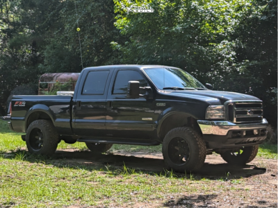 1 2003 F 250 Super Duty Ford Lariat Rough Country Suspension Lift 25in Fuel Octane Black
