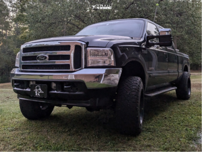 1 2003 F 250 Super Duty Ford Lariat Rough Country Suspension Lift 25in Fuel Octane Black