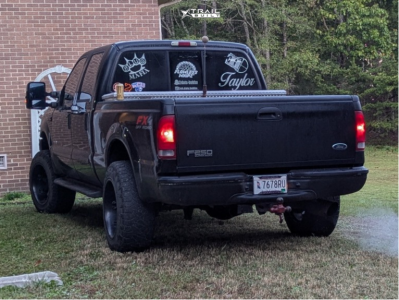 1 2003 F 250 Super Duty Ford Lariat Rough Country Suspension Lift 25in Fuel Octane Black