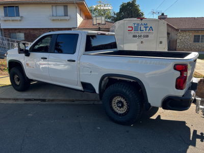 1 2024 Silverado 2500 Hd Chevrolet Custom Kryptonite Leveling Kit Black Rhino Arsenal Black Bronze