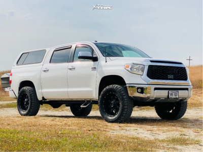 1 2014 Tundra Toyota 1794 Edition Rough Country Suspension Lift 35in Mayhem Warrior Black