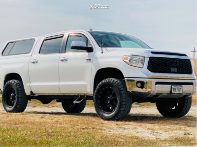 1 2014 Tundra Toyota 1794 Edition Rough Country Suspension Lift 35in Mayhem Warrior Black