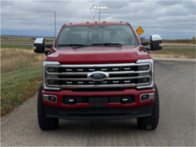 1 2024 F 250 Super Duty Ford Platinum Readylift Leveling Kit Fuel Catalyst Chrome