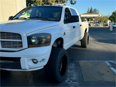 1 2006 Ram 3500 Dodge Laramie Thuren Suspension Lift 3in Arkon Off Road Alexander Black Milled